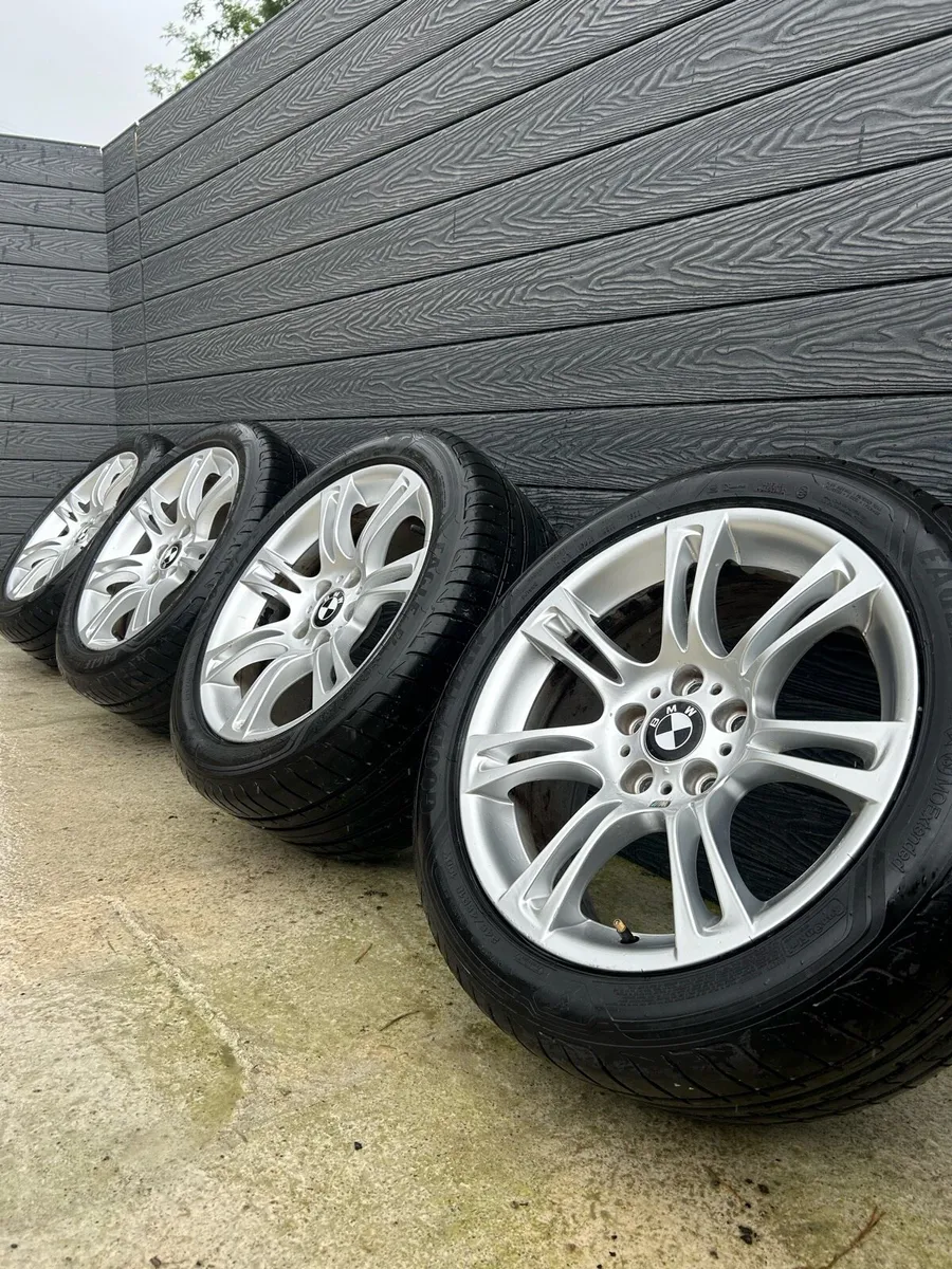18” GENUINE BMW 5 SERIES ALLOY WHEELS & TYRES - Image 1