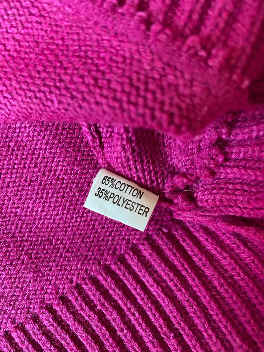 Short Sleeve Purple Cardigan / Jumper - Image 3