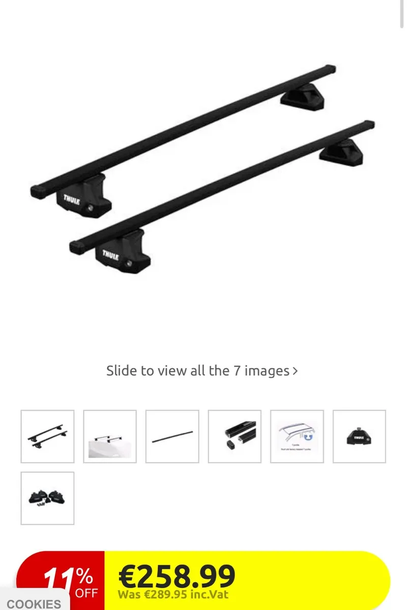 Thule roof rack