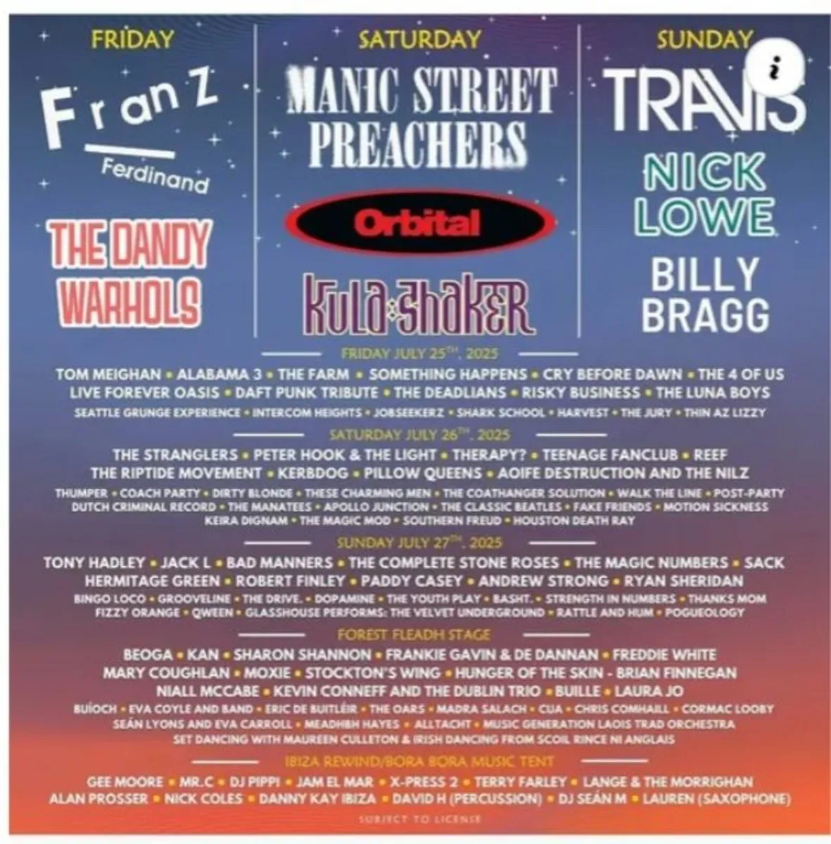 Tickets to Forest Fest