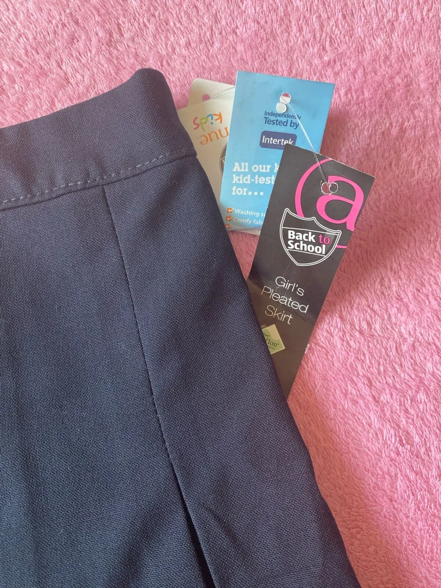 Kids Uniform Black Pleated Skirt - Image 2