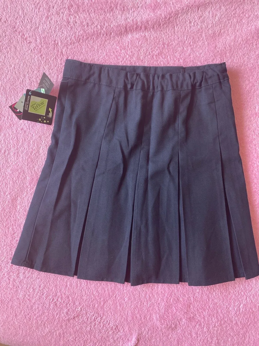 Kids Uniform Black Pleated Skirt - Image 3