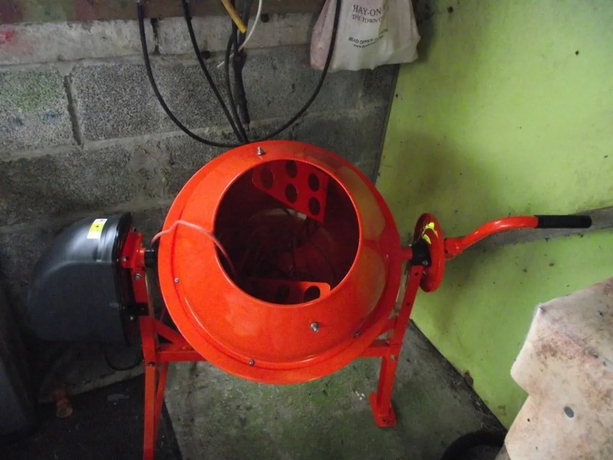 Portable Cement Mixer - as new - unused - Image 2
