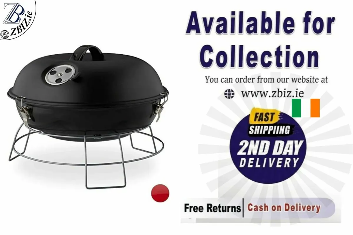Barbecue Kettle with Lid Portable - Image 1