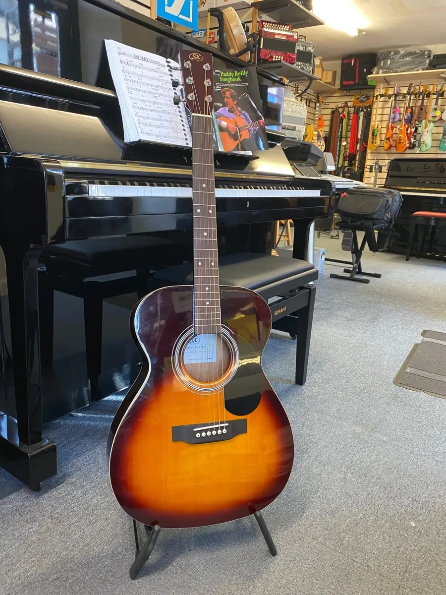 Left hand folk guitar (used) - Image 1