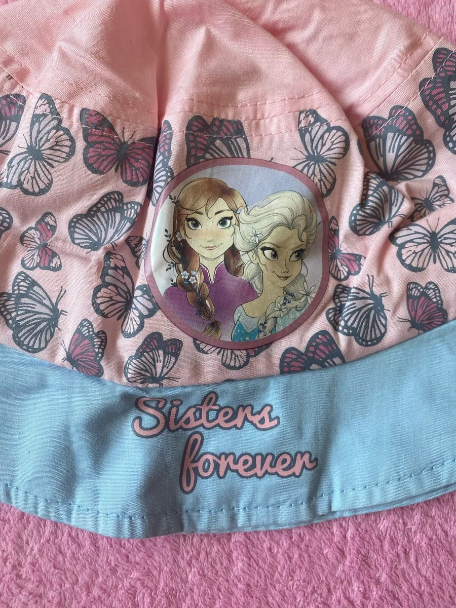 Disney Frozen Pink & Blue Bucket Hat - Image 2