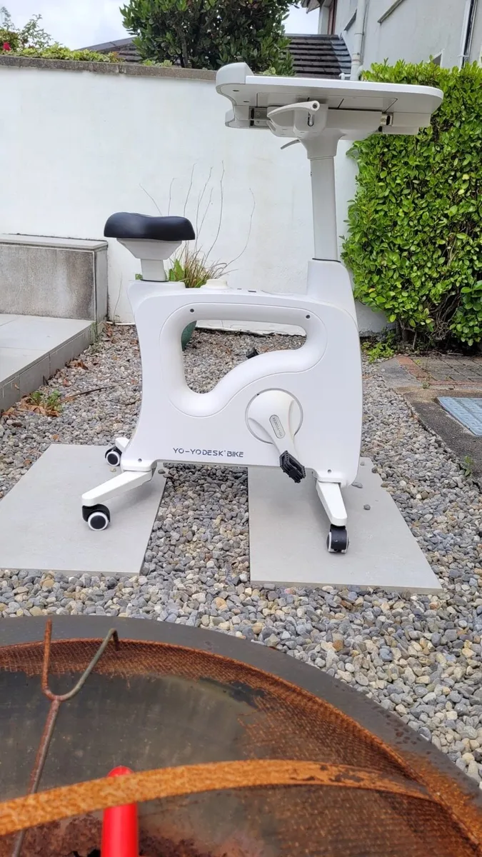 Exercise Bike Work Desk Station