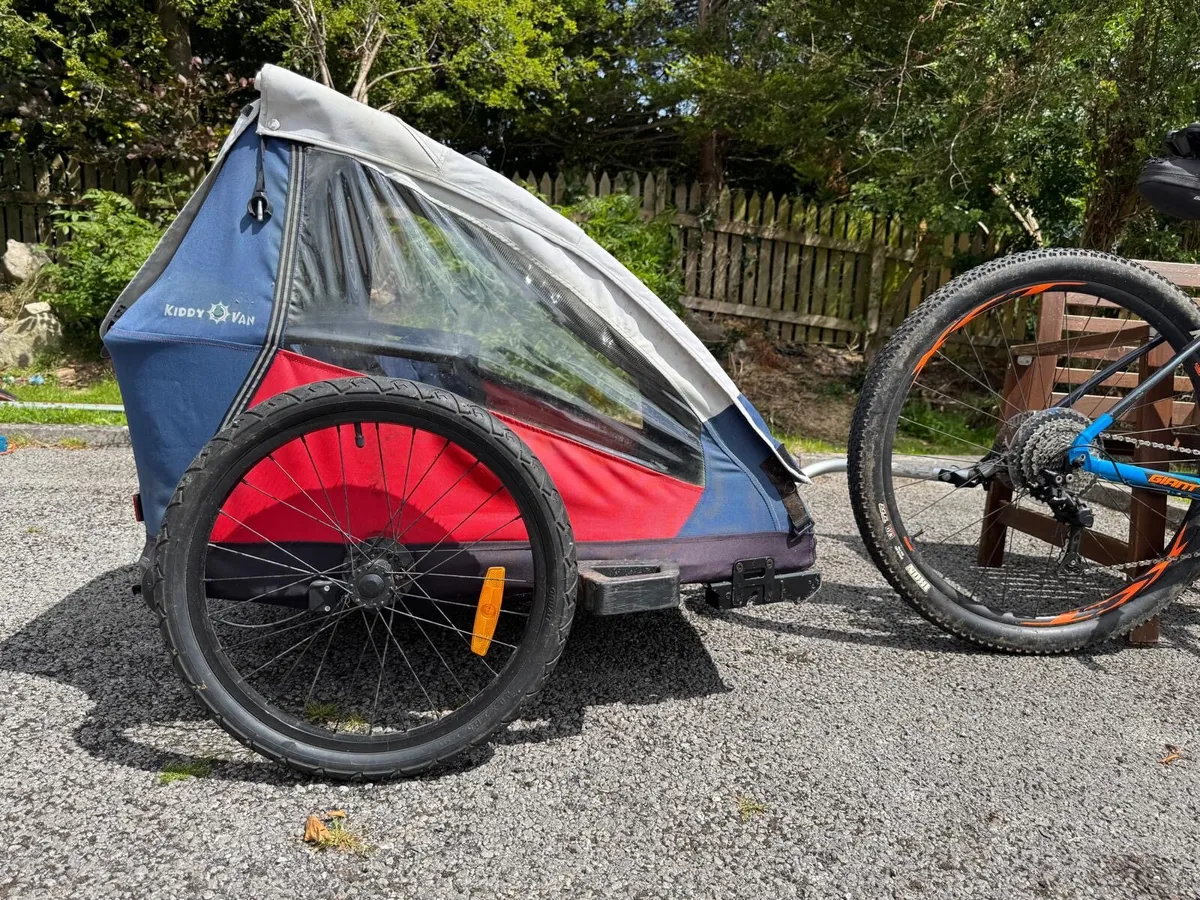 Kiddy Van bike trailer and stroller - Image 1