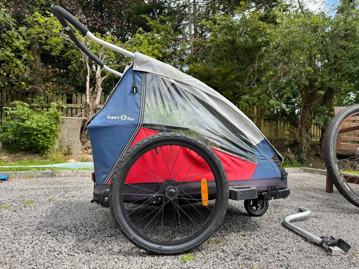 Kiddy Van bike trailer and stroller - Image 2
