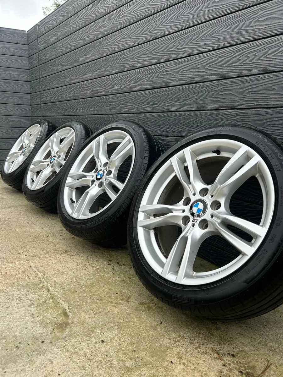 18” GENUINE BMW 5 SERIES ALLOY WHEELS & TYRES - Image 1