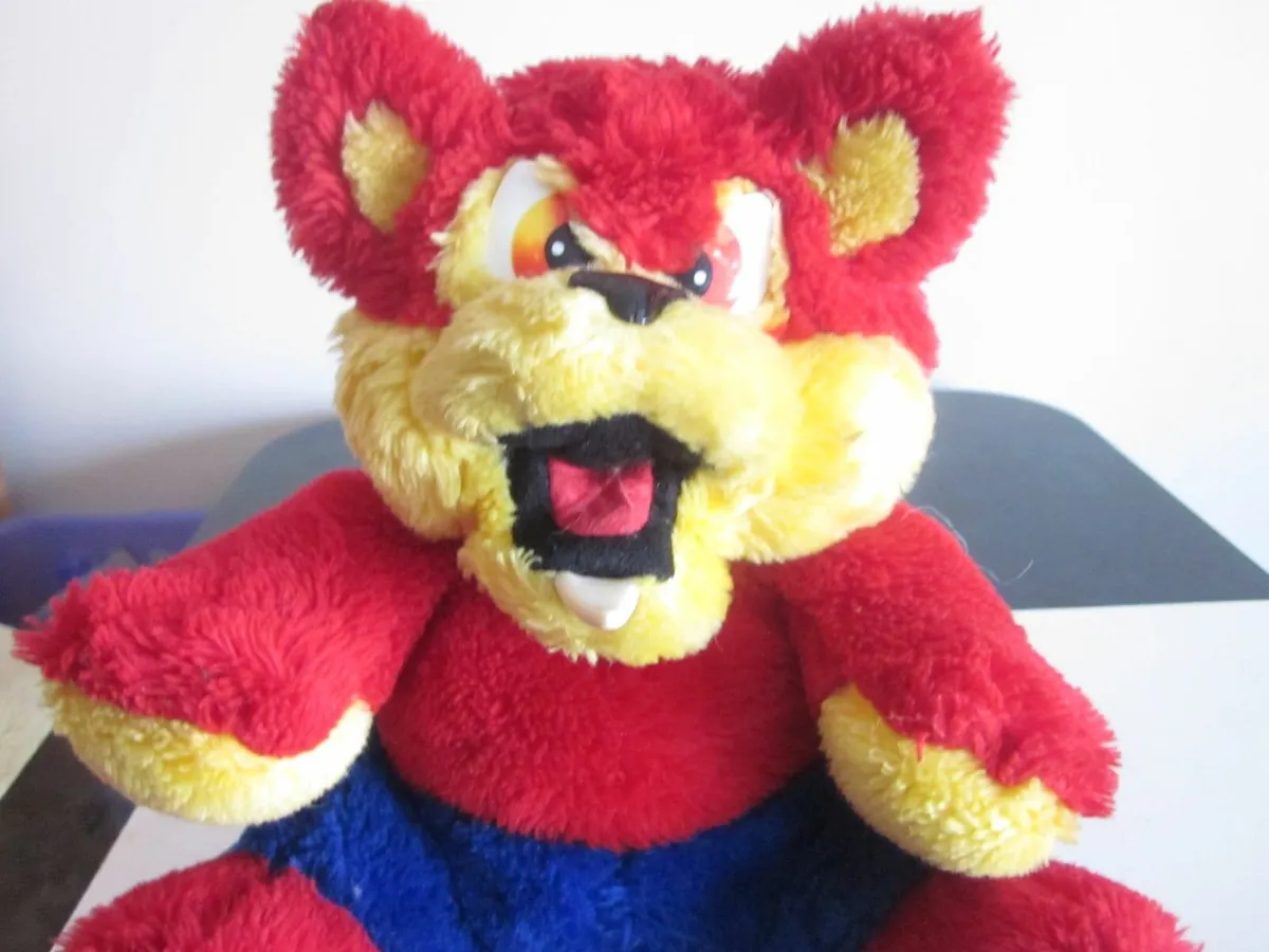 Vintage Were Bear Fang Homby 1983 Plush Toy - Image 2