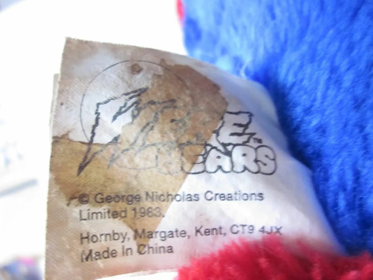 Vintage Were Bear Fang Homby 1983 Plush Toy - Image 4