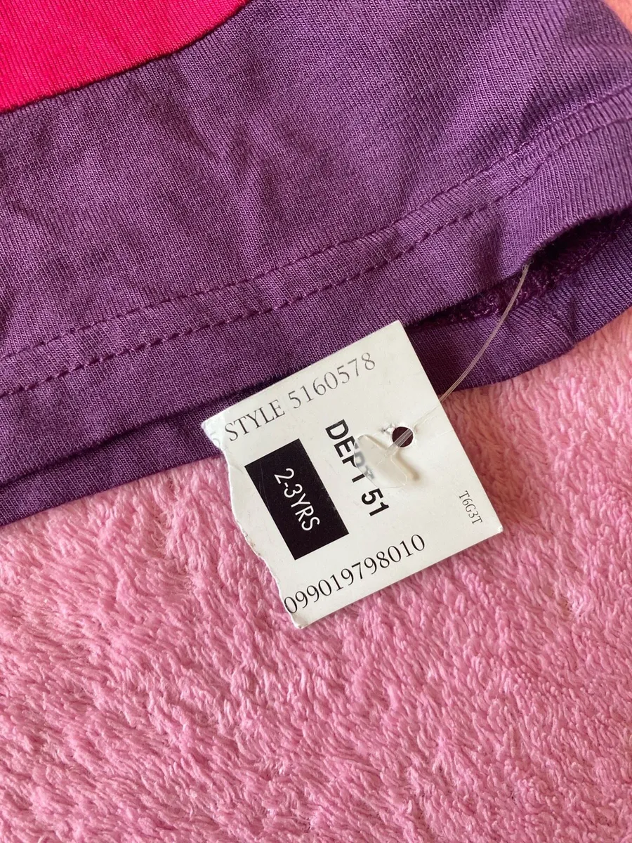 Pink, Purple & Black Summer Dress - Image 2