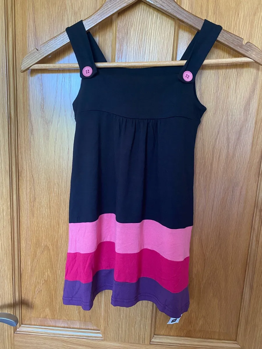 Pink, Purple & Black Summer Dress - Image 3