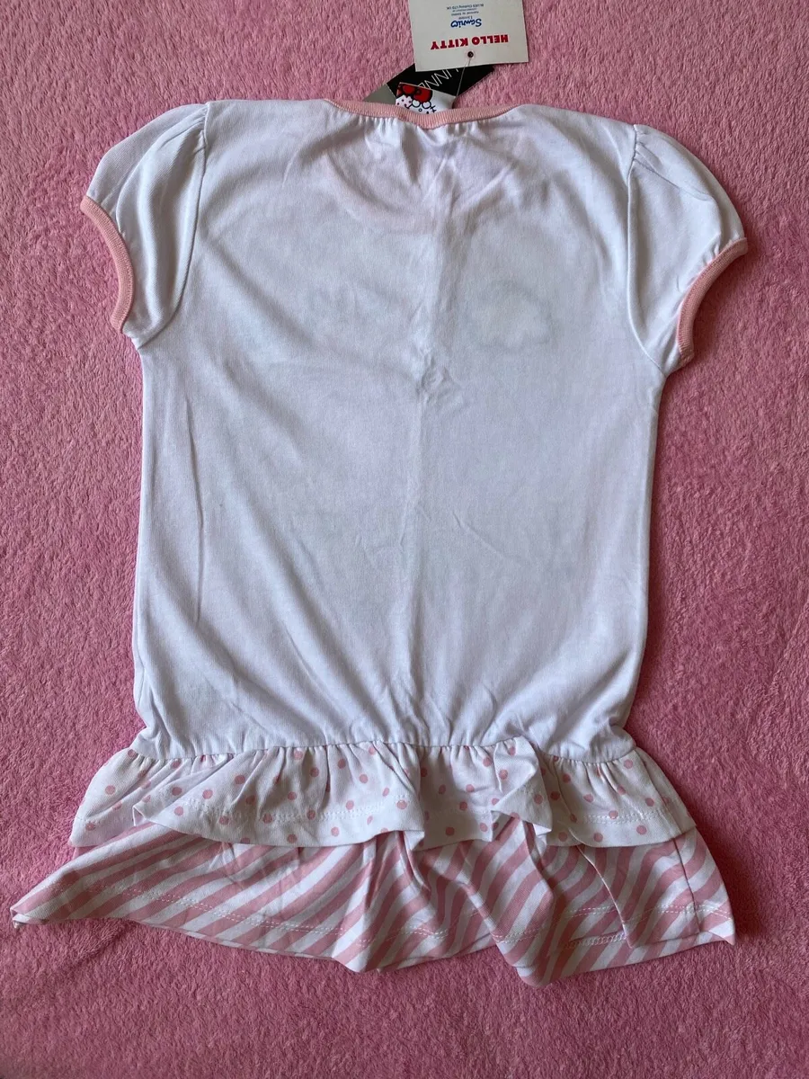 Cute Coquette Hello Kitty White & Pink Dress - Image 3