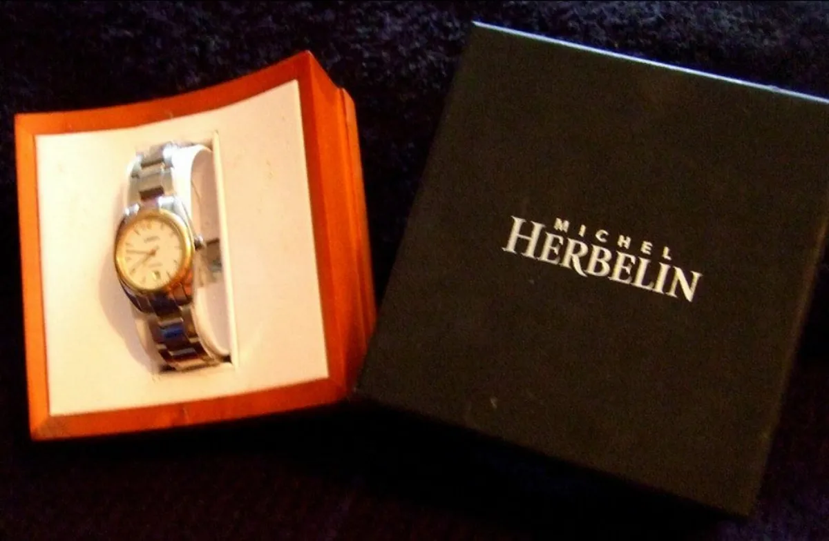 Authentic Michael Herbelin Watch-As New + Receipt - Image 1
