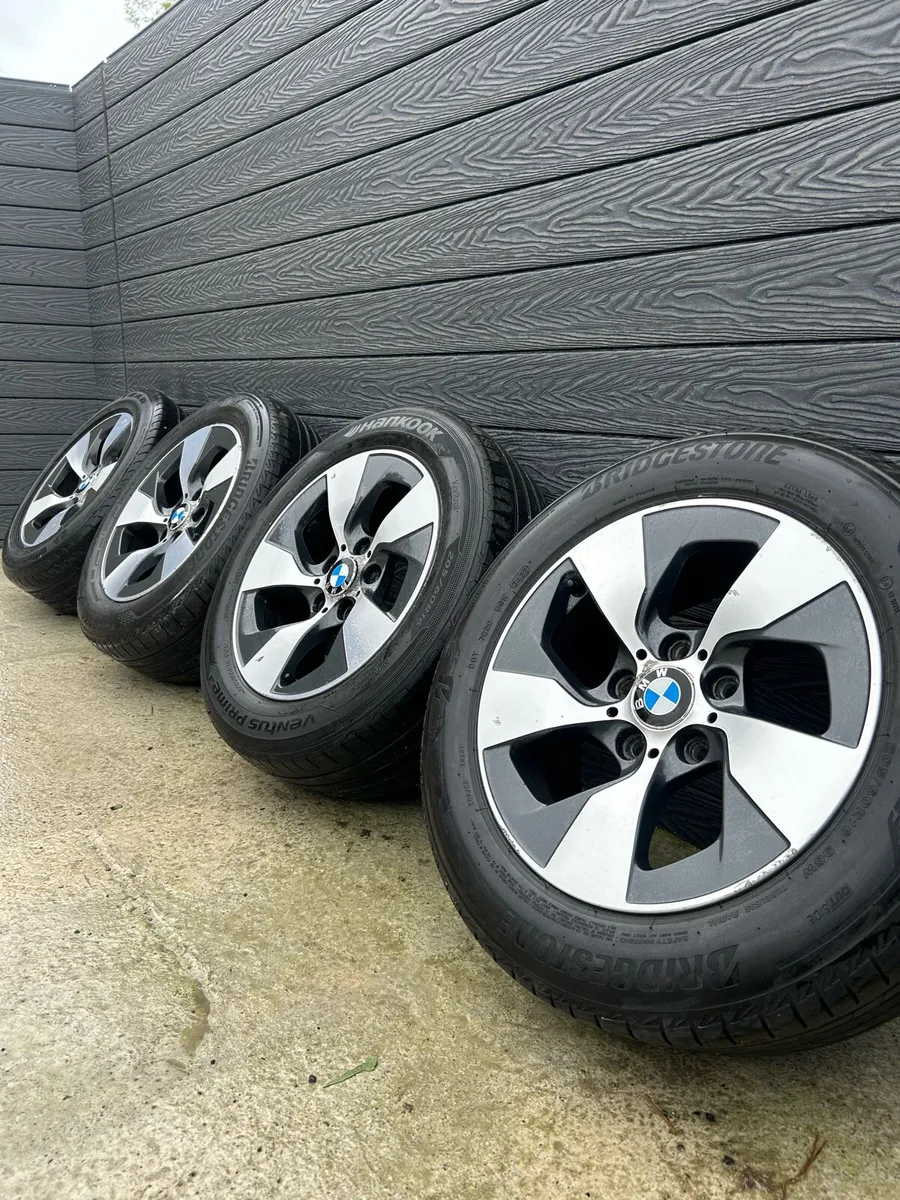 16” GENUINE BMW 3 SERIES ALLOY WHEELS & TYRES - Image 1
