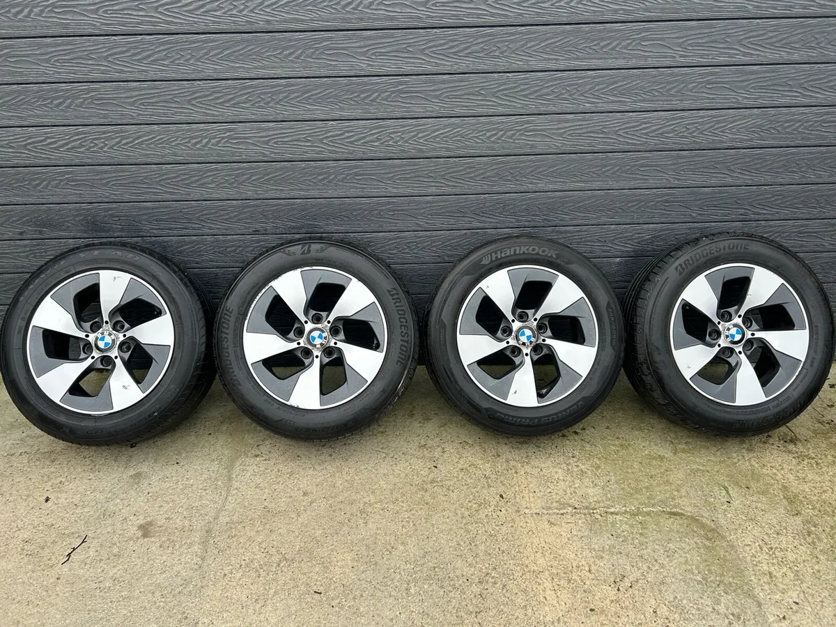 16” GENUINE BMW 3 SERIES ALLOY WHEELS & TYRES - Image 2