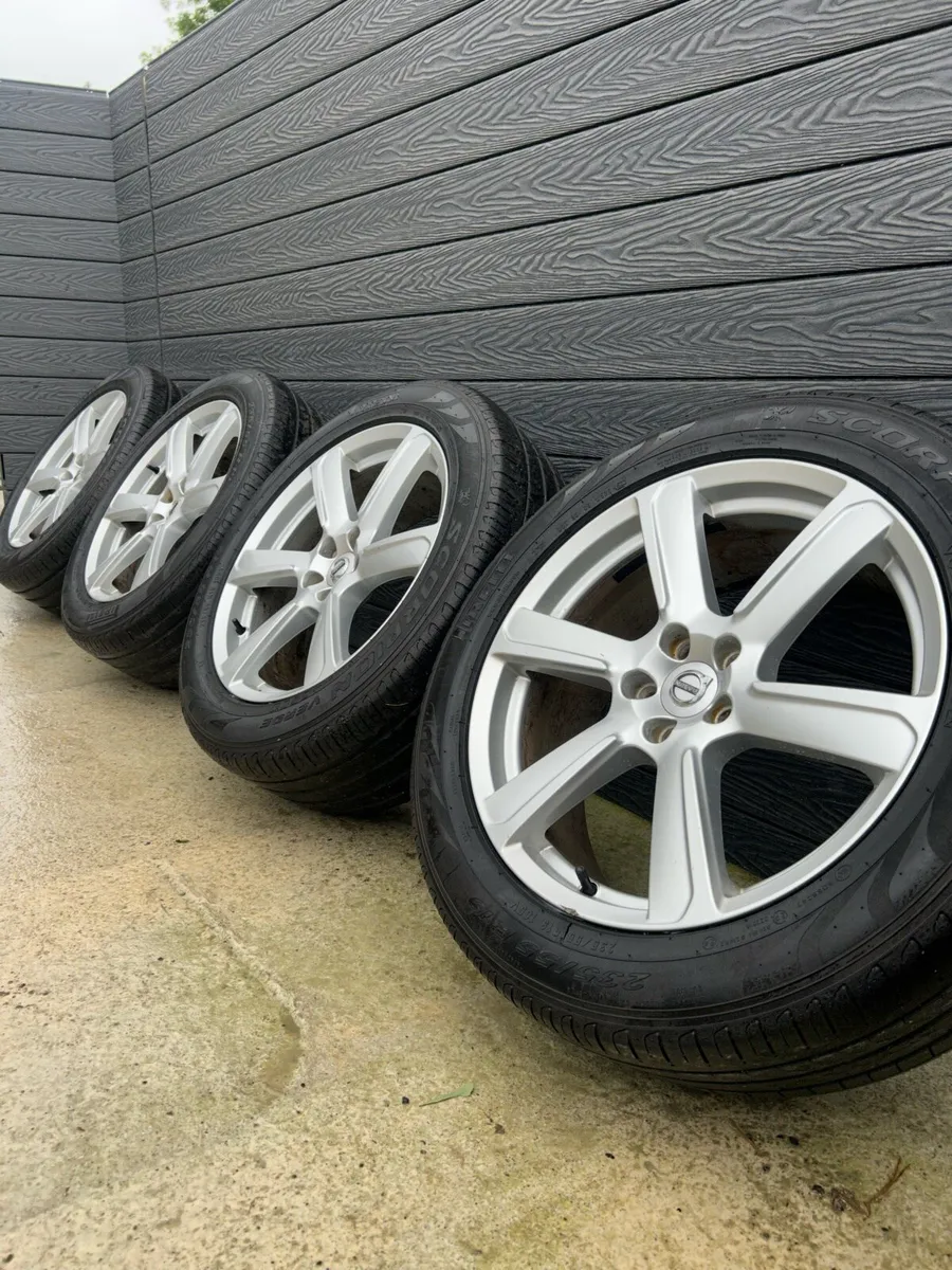 19” GENUINE VOLVO XC60 ALLOY WHEELS & TYRES - Image 1