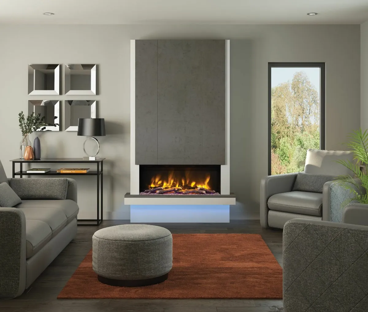 CAMINO PRYZM Electric Fireplace suite 53″ - Image 3