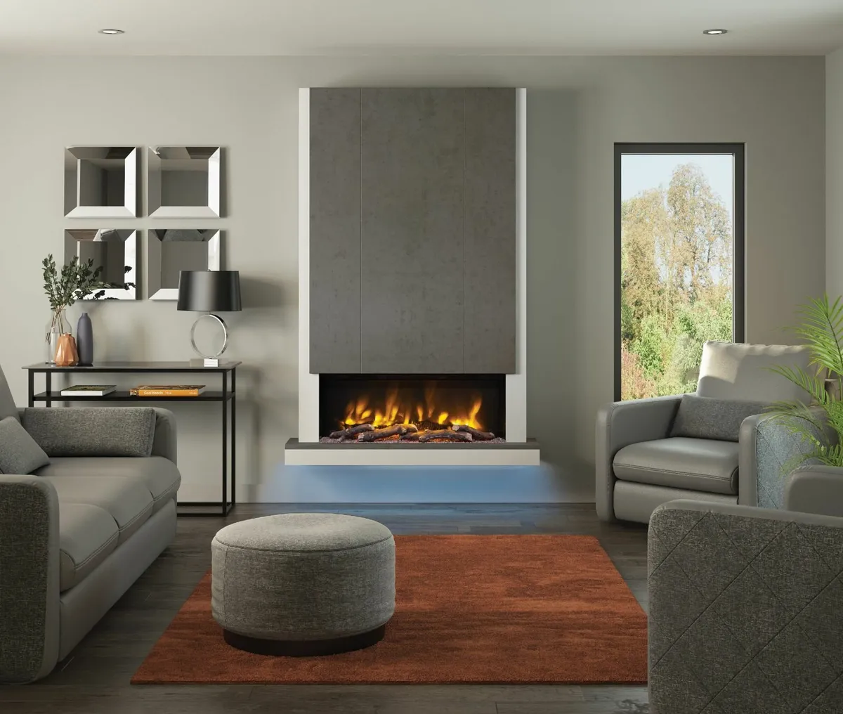 CAMINO PRYZM Electric Fireplace suite 53″ - Image 4