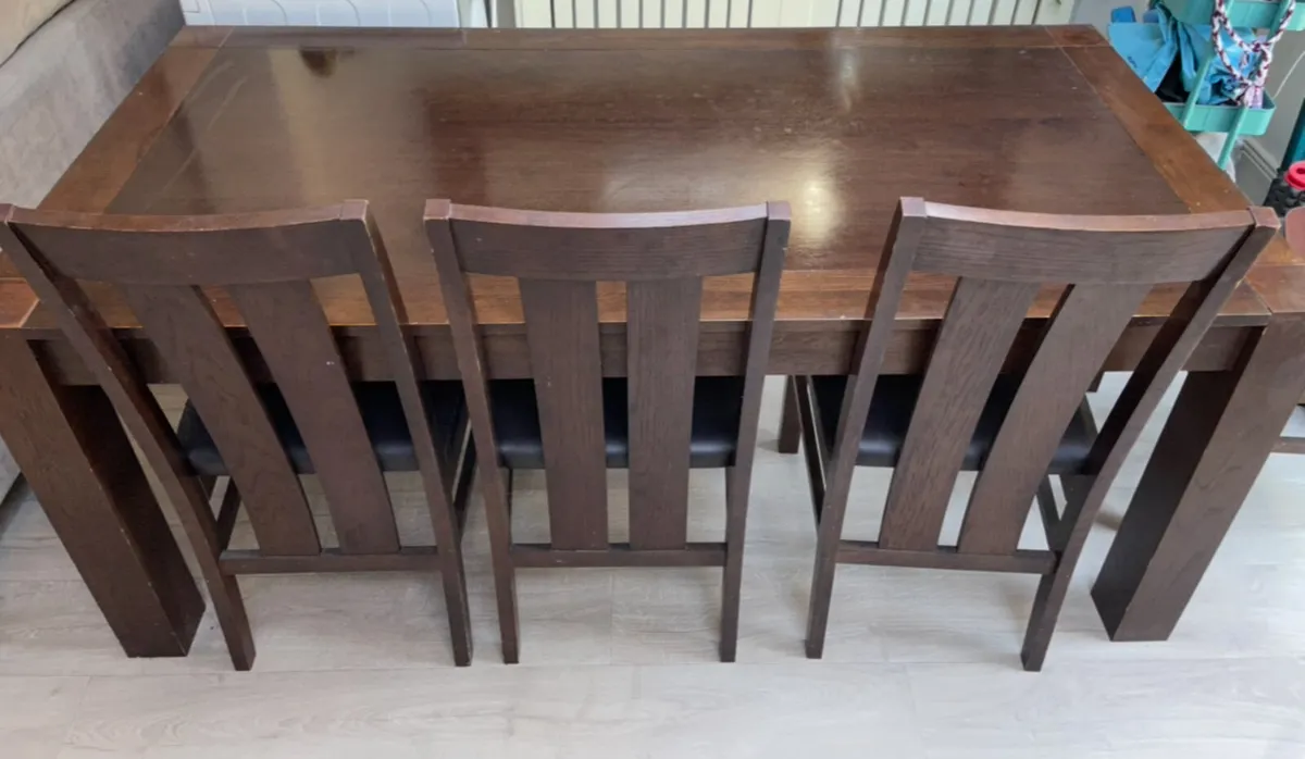 Kitchen Table & 6 chairs - Image 2