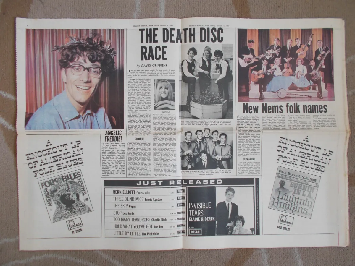 Record Mirror Music Newspaper 1965 - Image 3