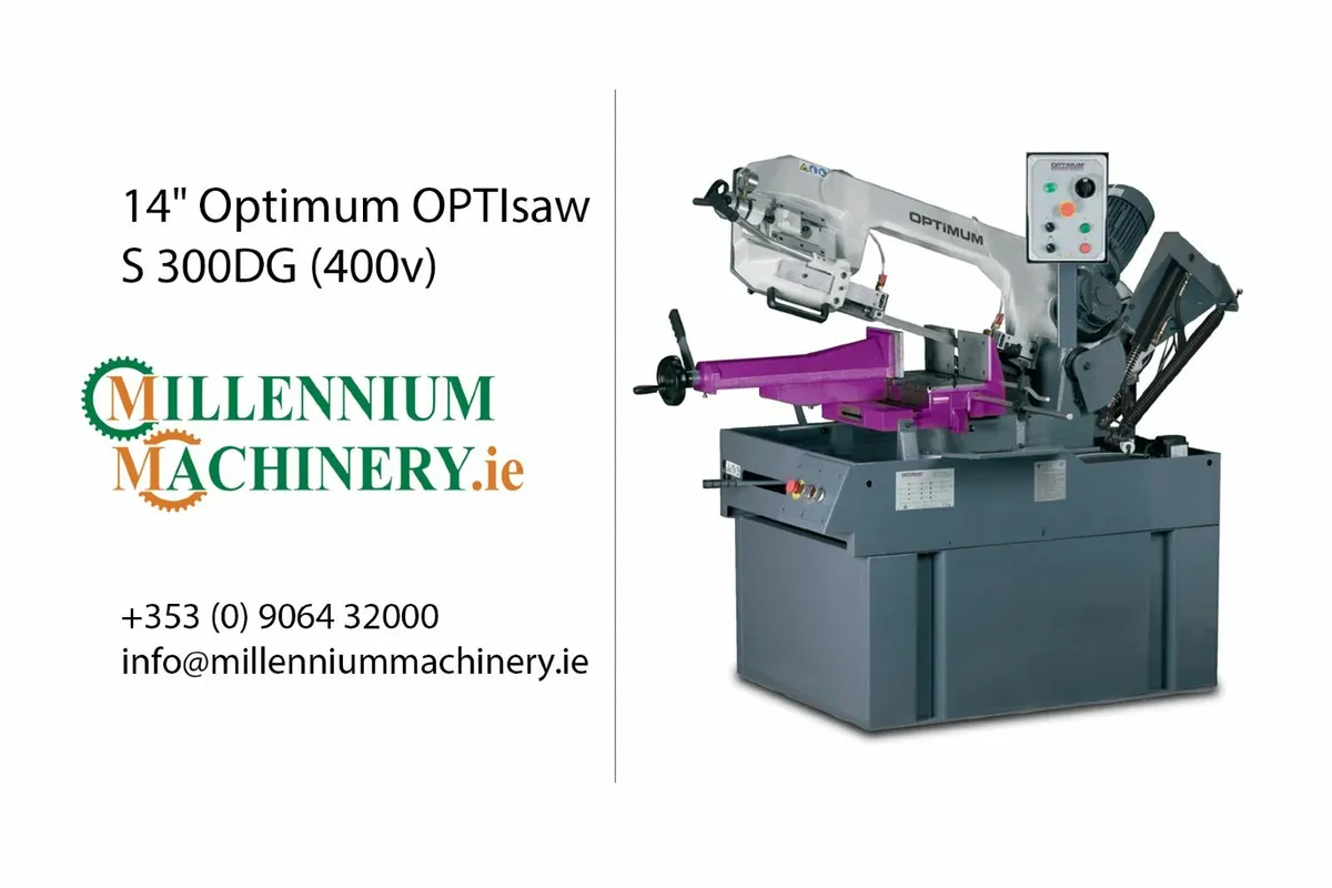 14"Double Mitre Bandsaw - Optimum OPTIsaw S 350DG
