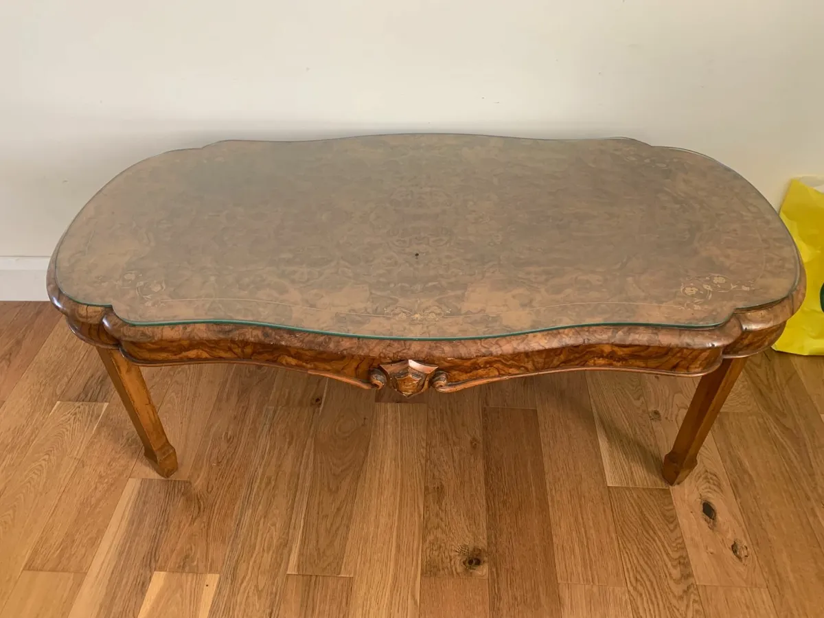 antique victorian coffee table - Image 1