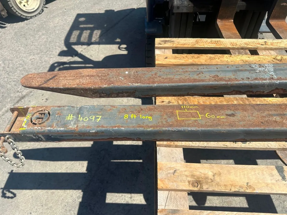 8 ft ....96 inch CONQUIP FORK EXTENSIONS....4097 - Image 4