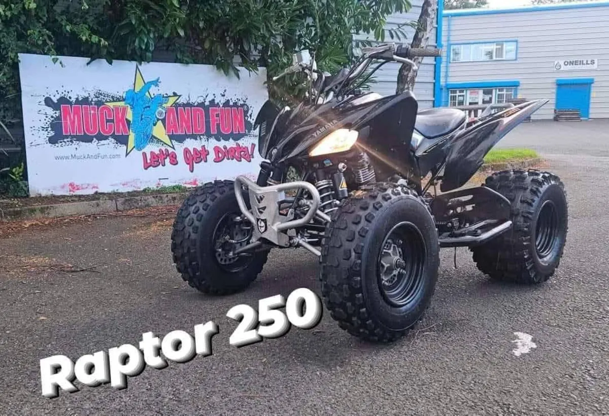MINT Yamaha Raptor 250 (X2 DELIVERY/PARTX/MUCK+FUN - Image 1