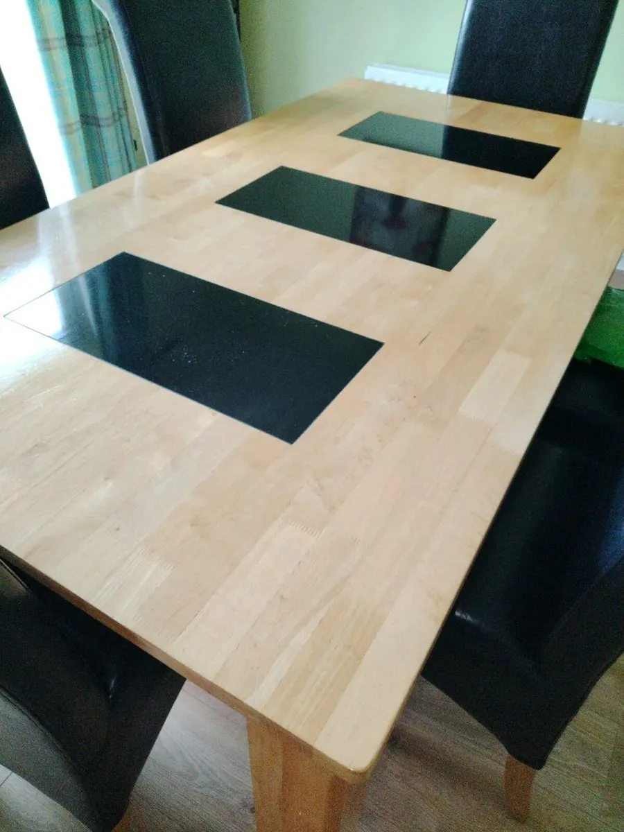 Kitchen/Dining Room Table With 6 Chairs - Image 1