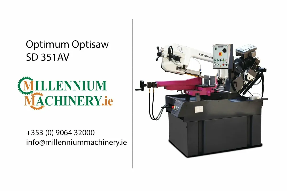 Semi-Automatic Bandsaw - Optimum Optisaw SD 351AV