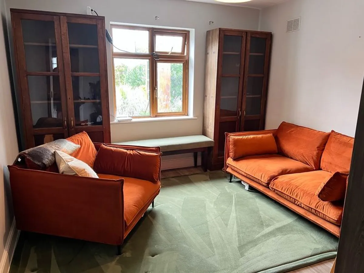 2 Seater Sofa and Armchair - great condition - Image 1