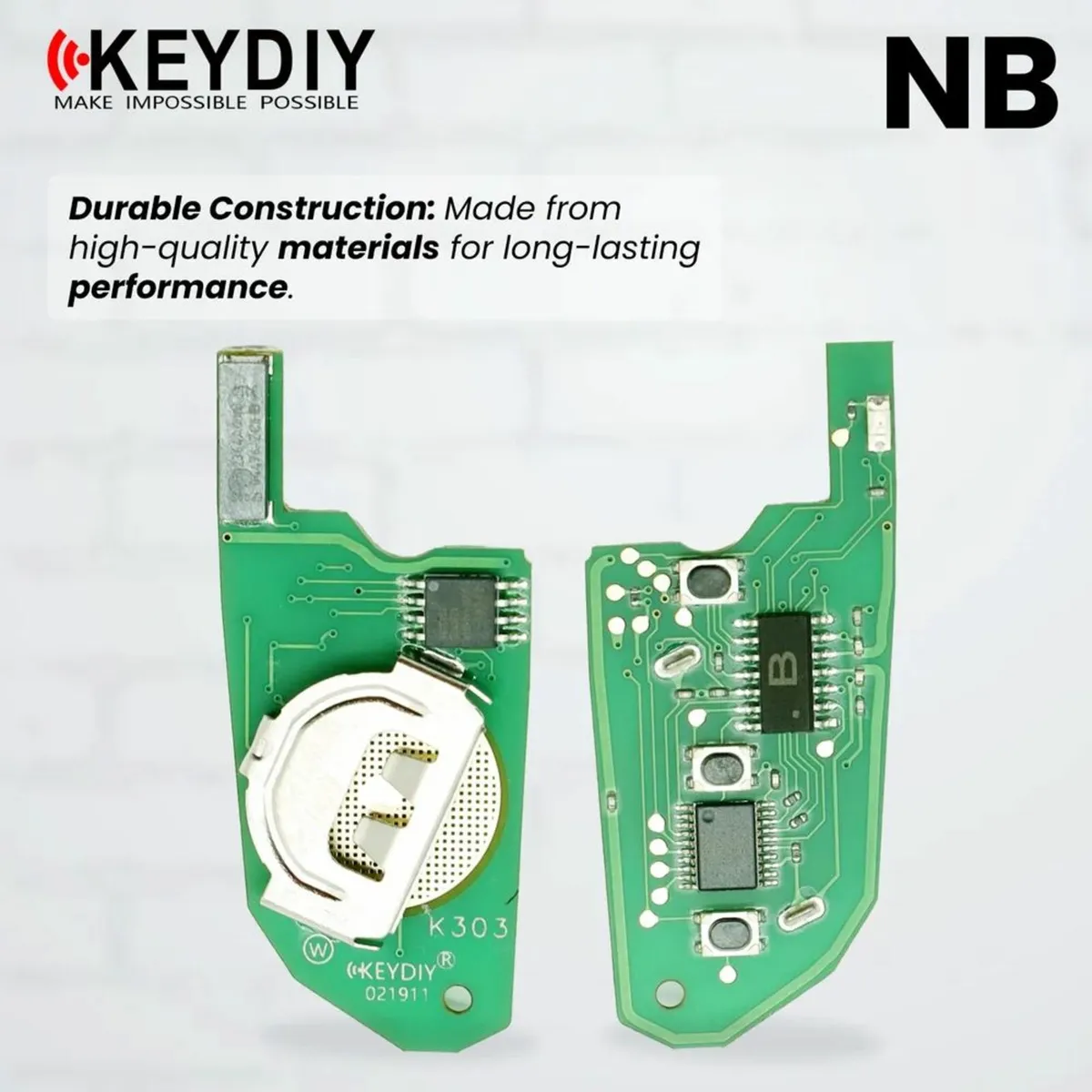 Car Remote Key 5pcs KEYDIY NB21-3 3 Buttons Keys - Image 3