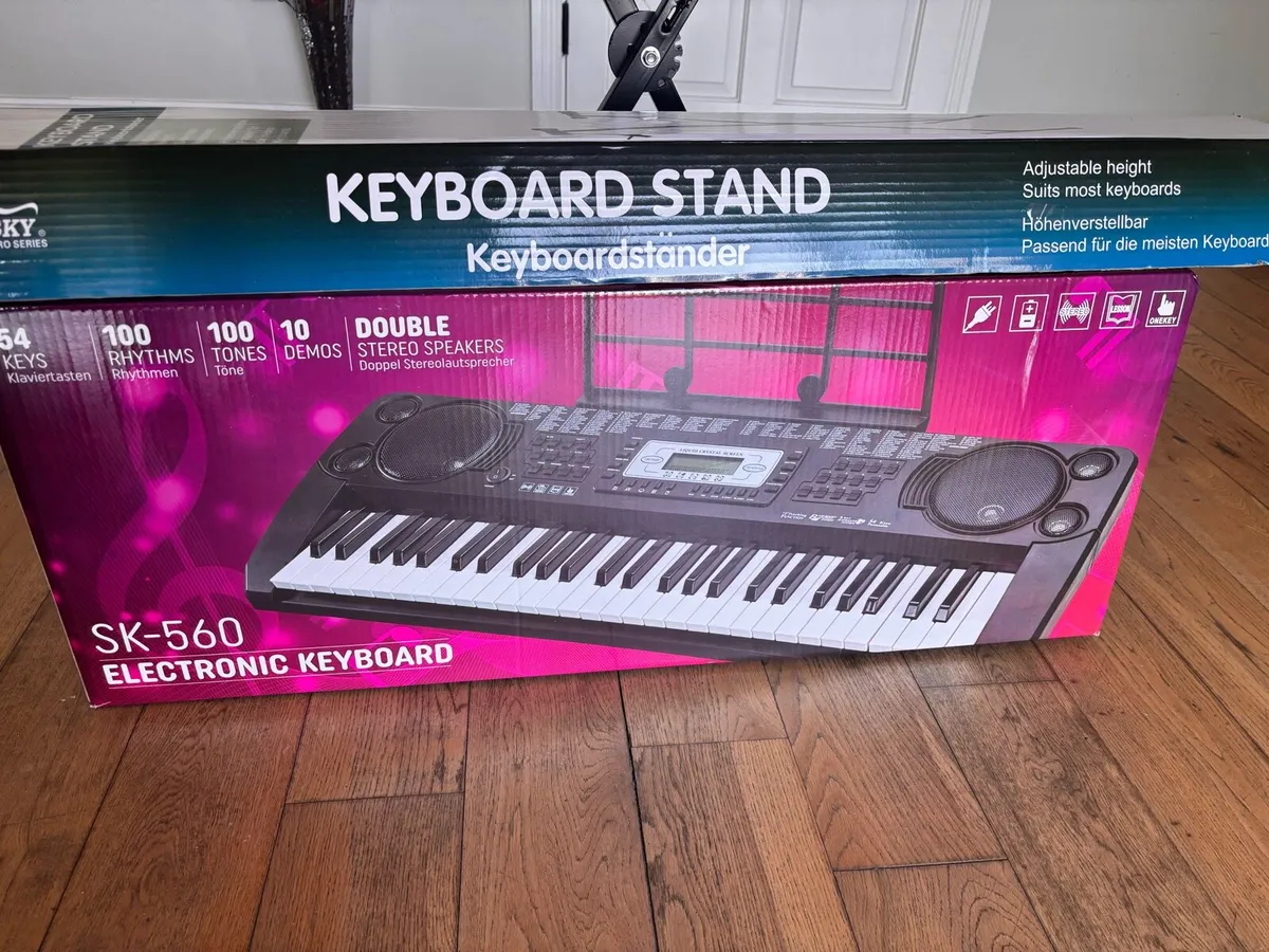 SK-560 Keyboard + Keyboard Stand - Image 4