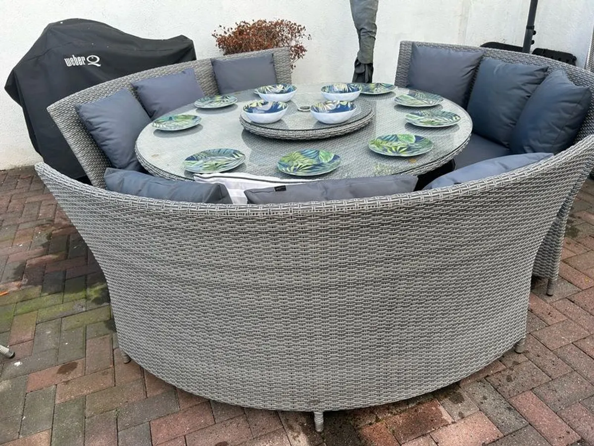 Outdoor Dining Set Plus Bar - Image 1