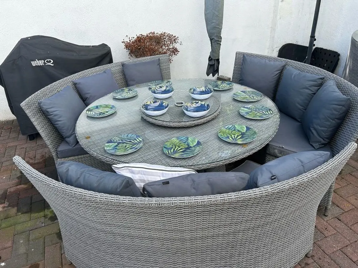Outdoor Dining Set Plus Bar - Image 2
