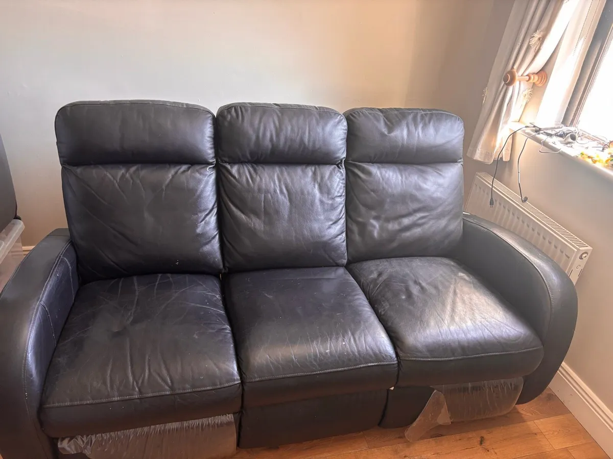 Leather Sofa - Image 1