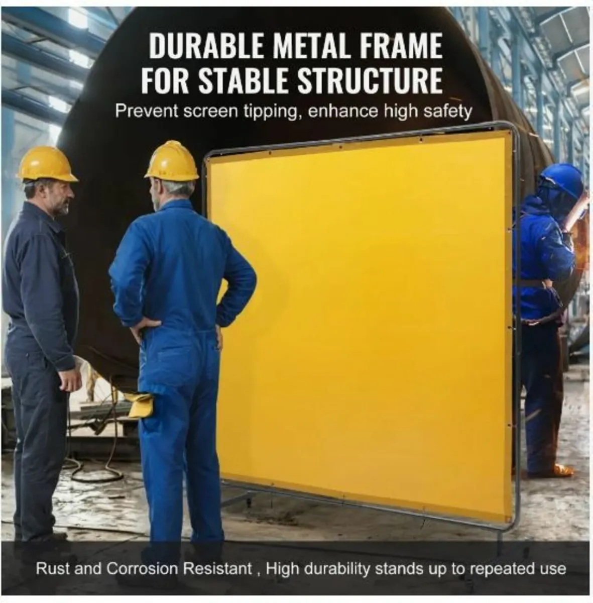 Welding Screen with Frame, 6' x 6' Welding - Image 3