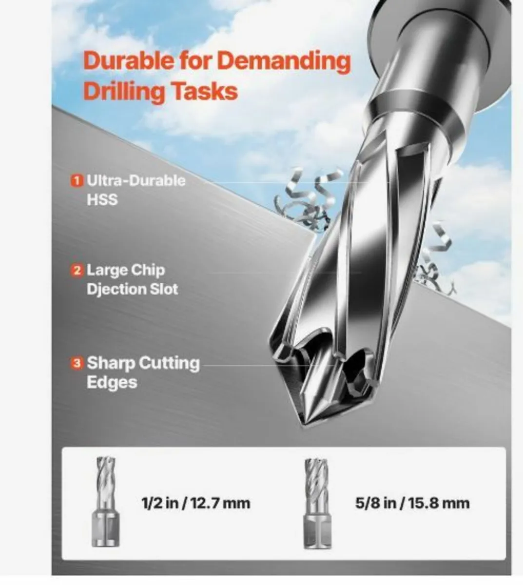 Magnetic Drill 1450W 2810 lbf Portable Mag Drill - Image 4