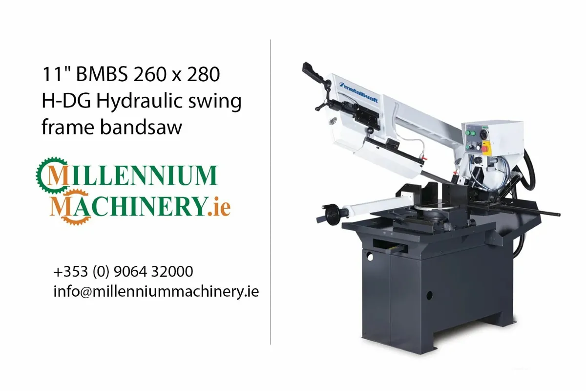 Bandsaw  BMBS 260 x 280 H-DG Hydraulic swing frame