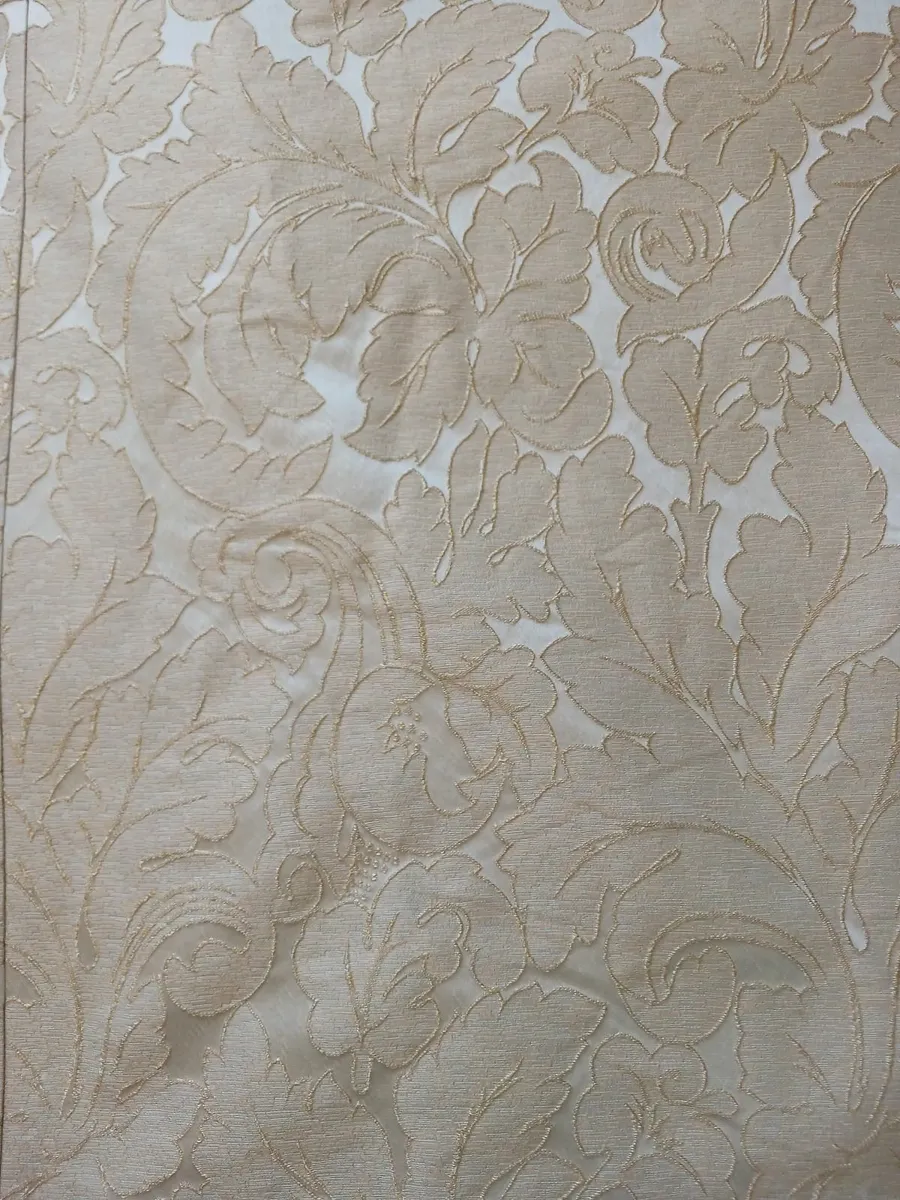 Curtains, gold in colour, BLACKOUT LINING, BRAND N - Image 1