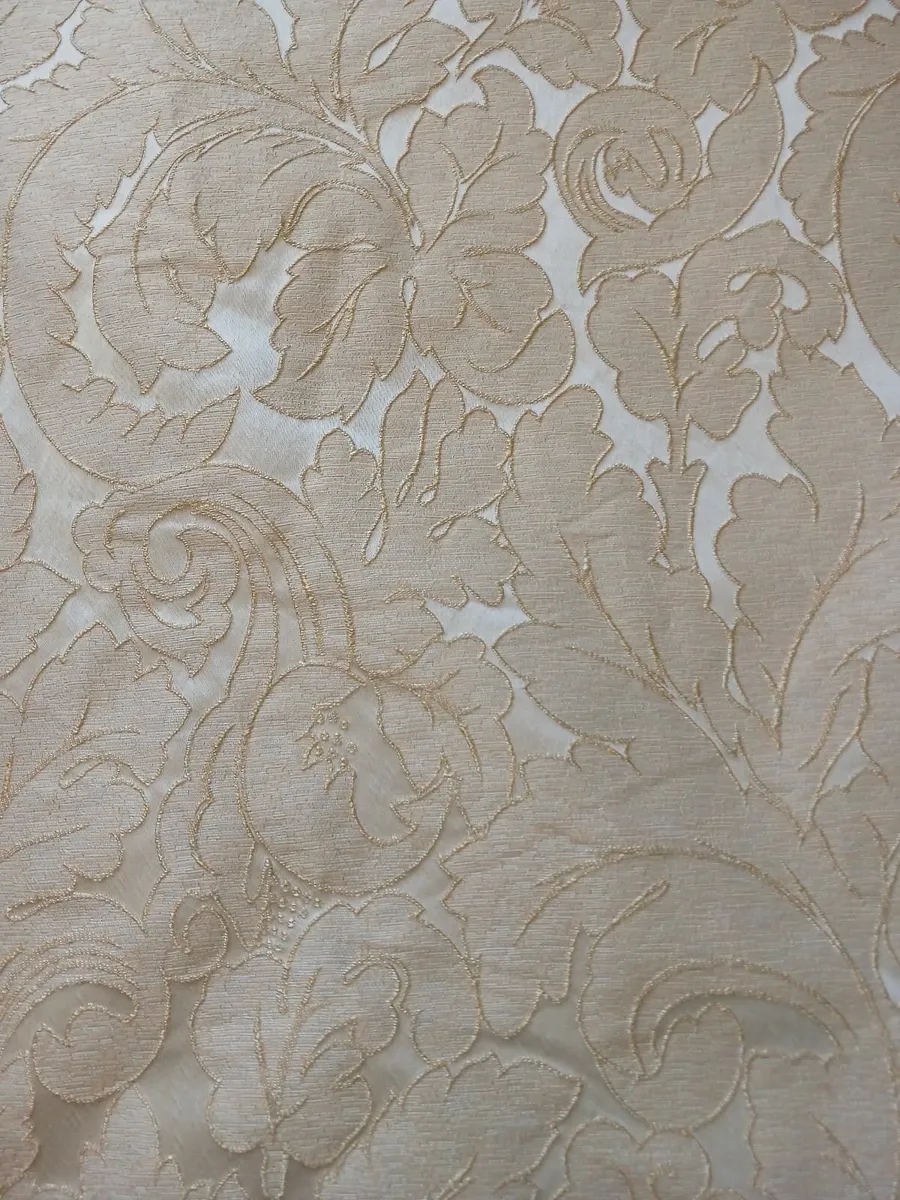Curtains, gold in colour, BLACKOUT LINING, BRAND N - Image 2