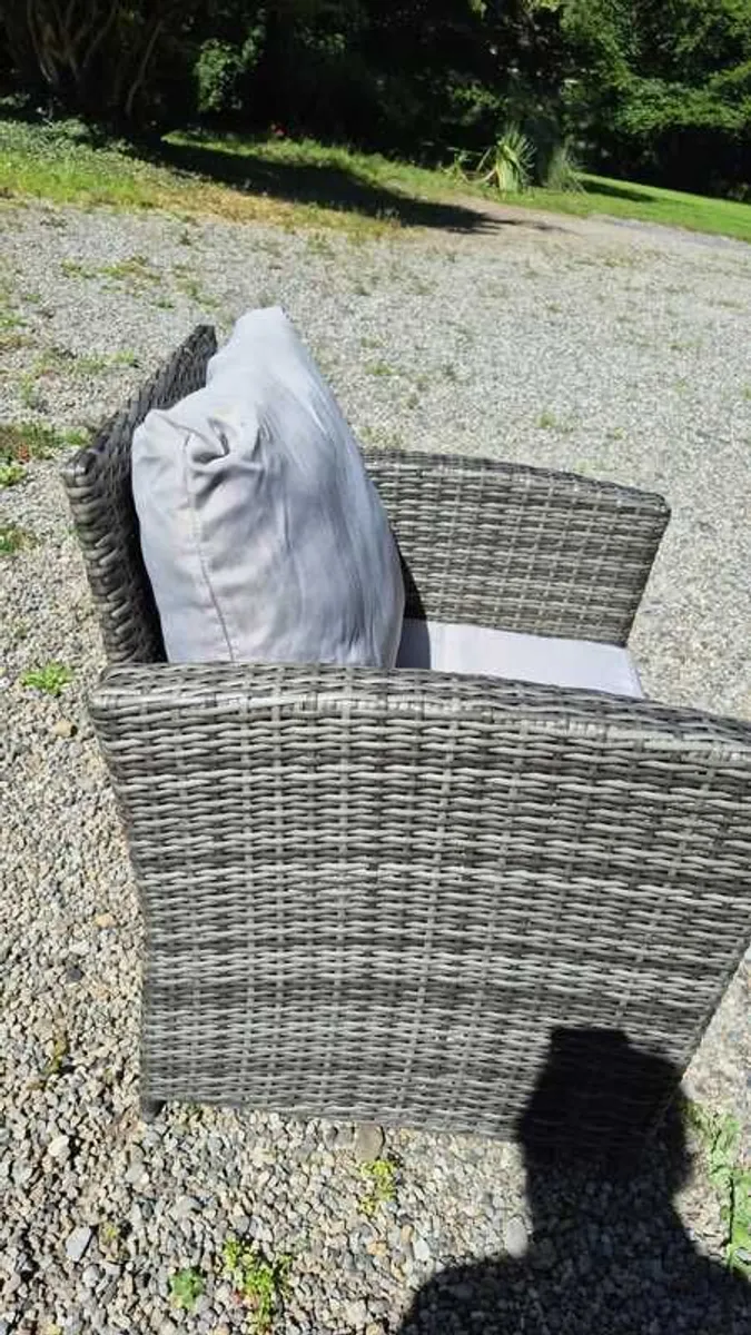 Comfy Corner Rattan Sofa Set Garden Free delivery - Image 2