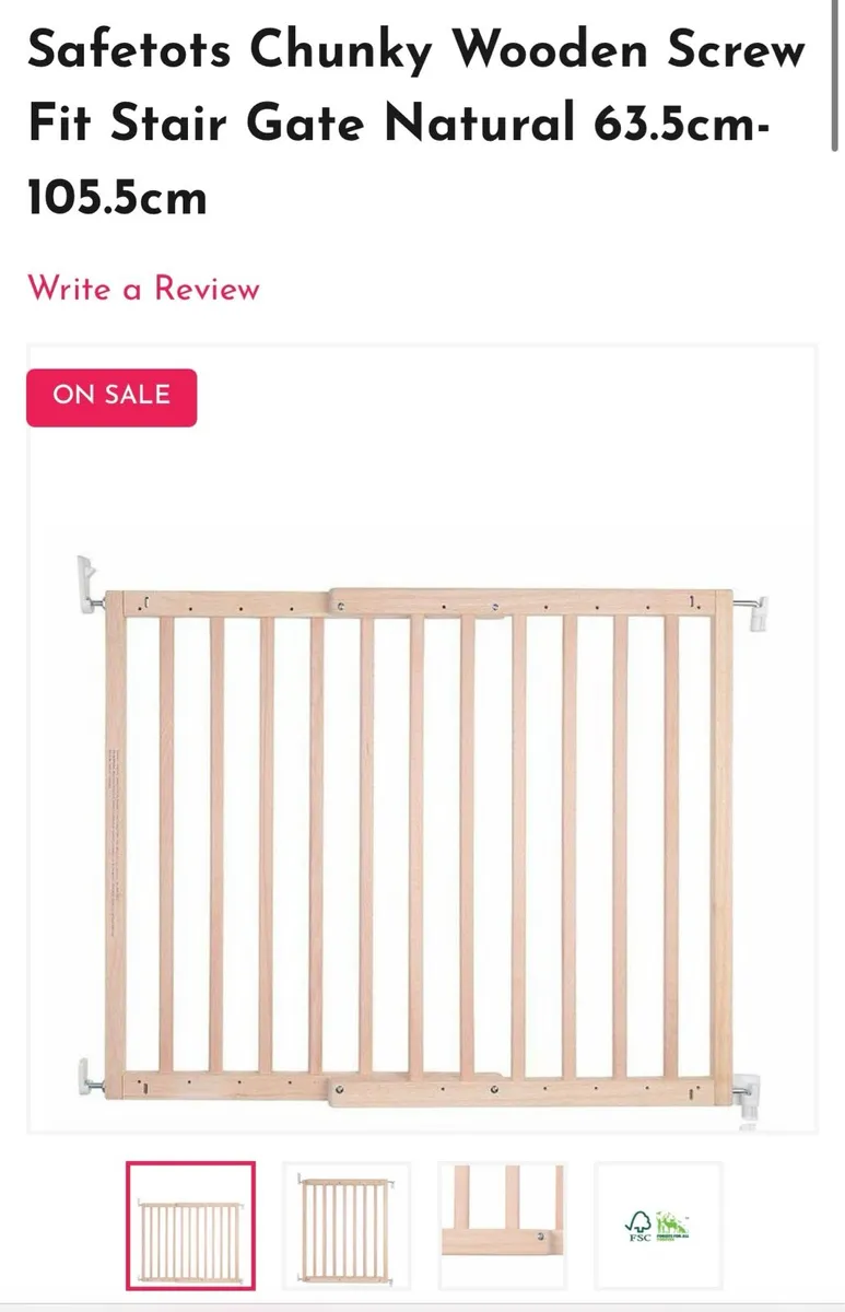 Wooden Stairgate - Image 1