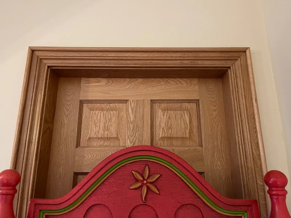 Oak mirror. - Image 3