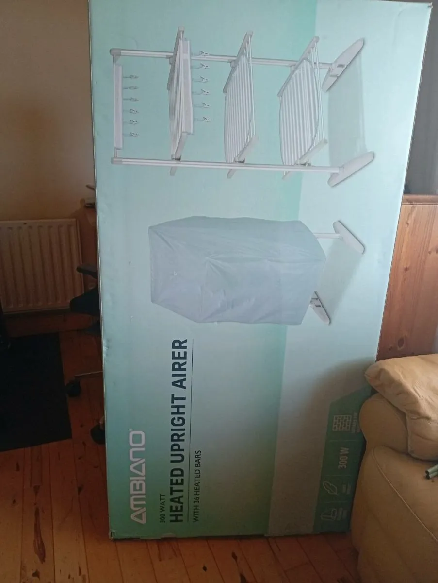 Upright electric clothes airer New - Image 2