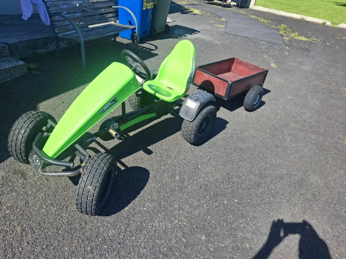 BERG go kart and trailer - Image 1