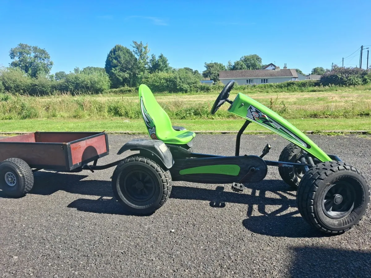 BERG go kart and trailer - Image 4